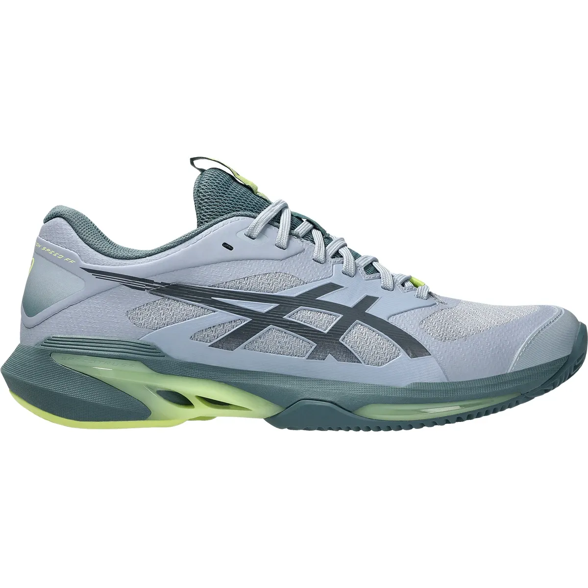 Zapatillas de Padel Asics Solution Speed FF 4 Clay Gris Amarillo