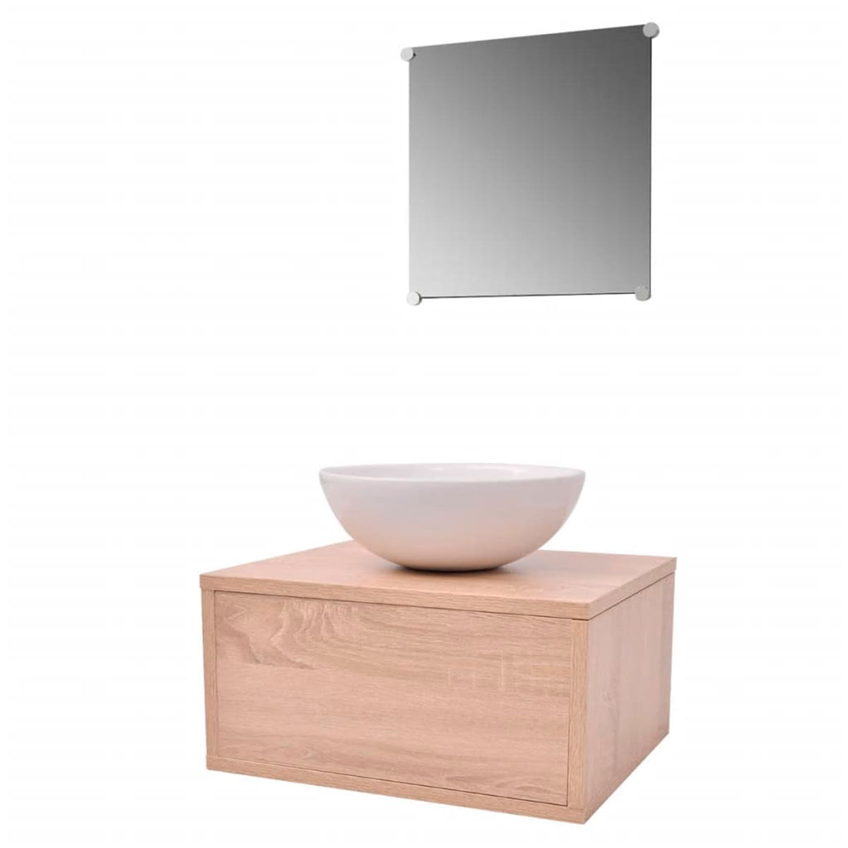 Mueble de baño Bahamas + lavabo + espejo 20x40x34 cm