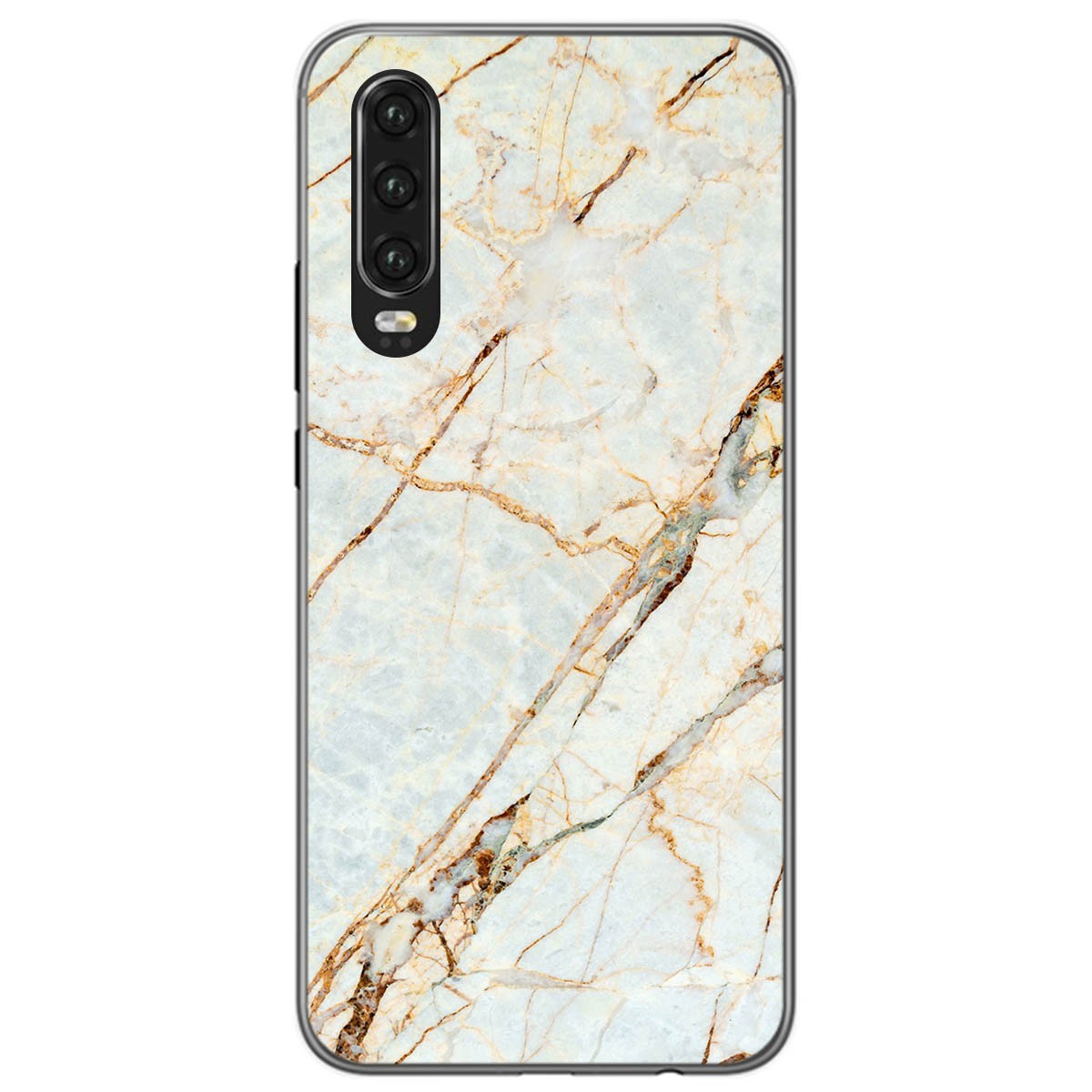 Tumundosmartphone Funda Gel Tpu para Huawei P30 diseño Mármol 13 Dibujos