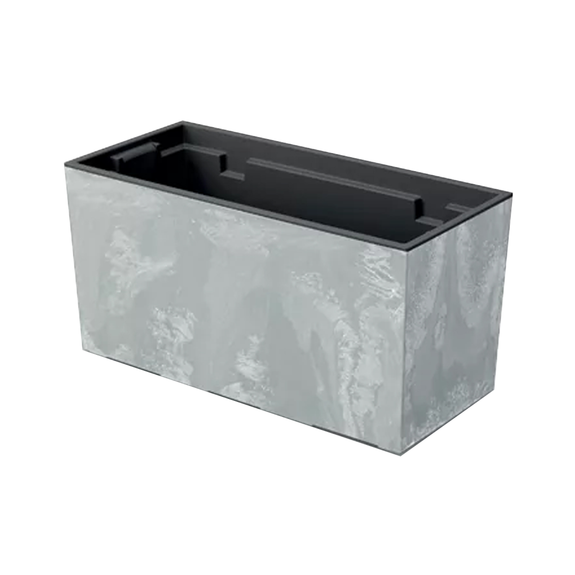 Prosperplast Jardinera para Balcón URBI CASE BETON EFFECT Terracota 395x185x195