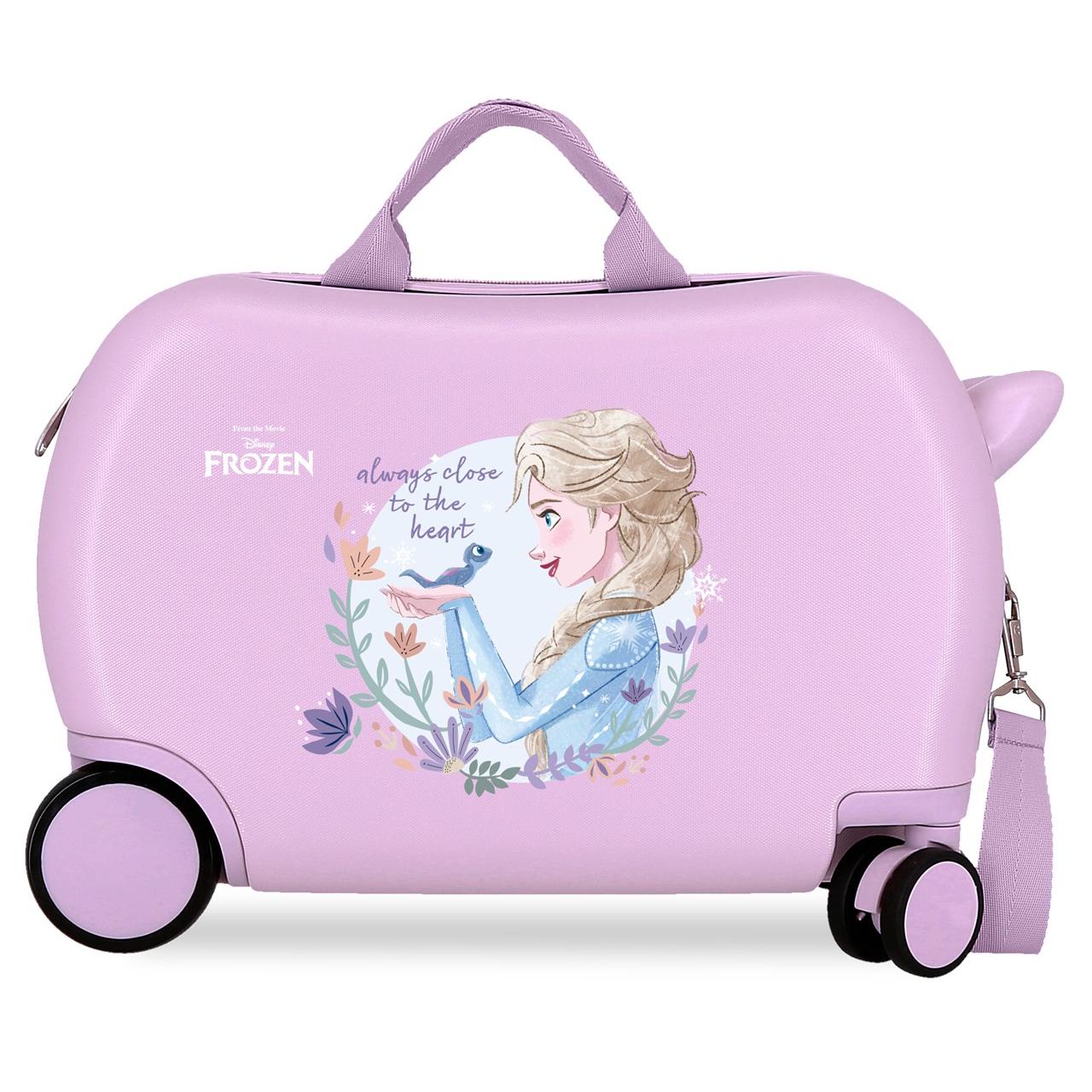 Maleta infantil Frozen close to the heart lila 45x31x20 cm