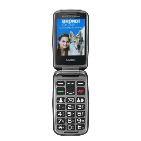 Brondi BRONDISICUROPL teléfono móvil 7,11 cm (2.8") 82 g Negro Teléfono con cámara