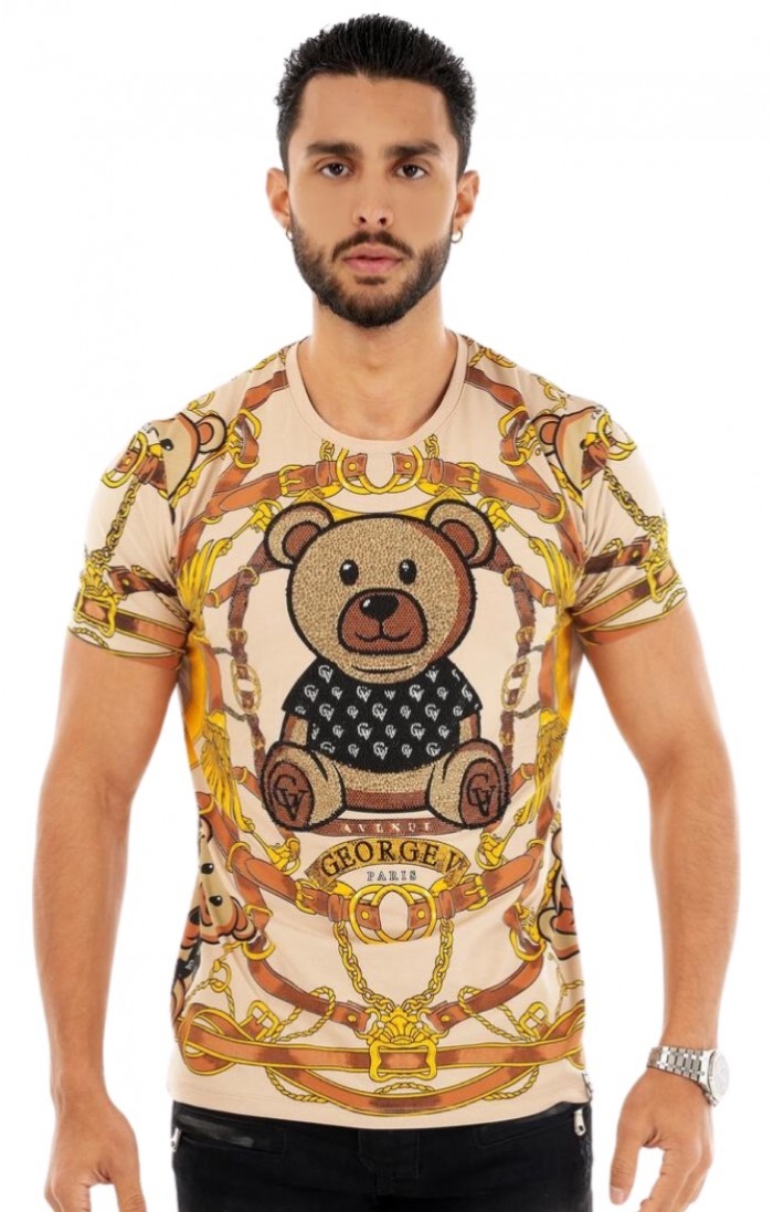 Camiseta George V Paris Oso LV Salmon