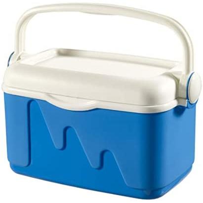 Curver Nevera portátil con asa, Ideal para camping, playa, picnic, Capacidad 10 L, Color Azul