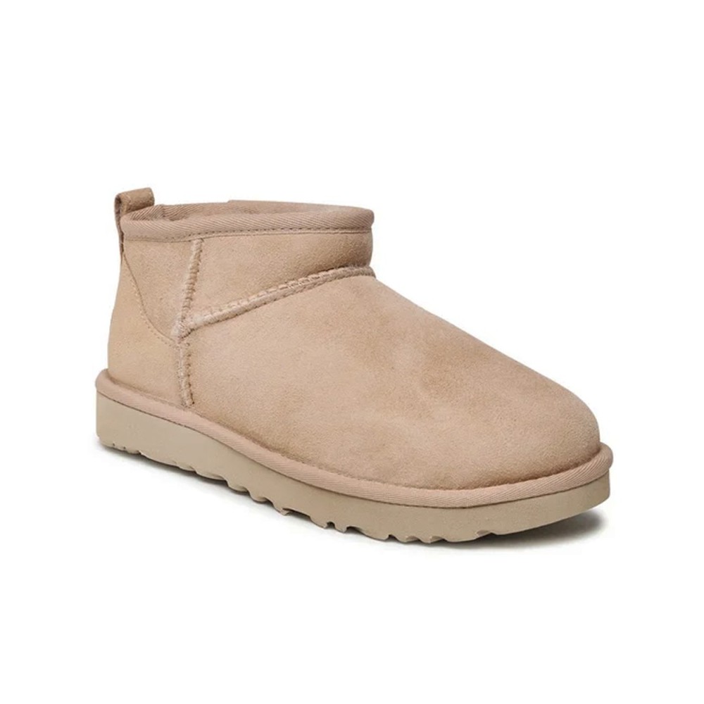 Botines Planos Ugg Classic Ultra Mini Mujer Arena