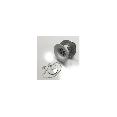 Válvula Desague Lavabo Tapón Cadena 1" Esmaltada B VLB1