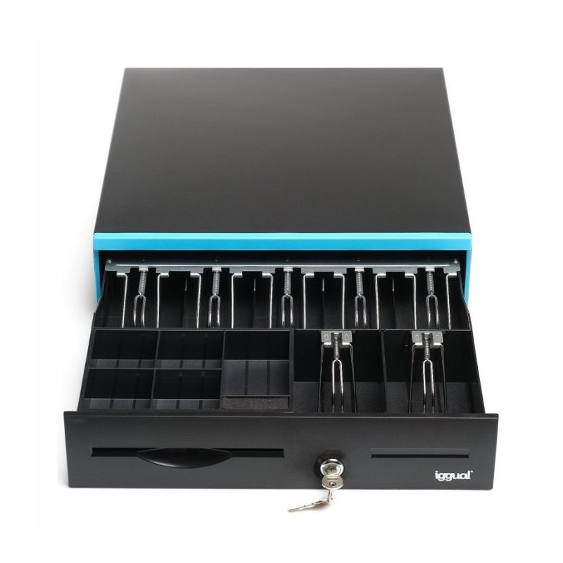 Equal iron-30b cash drawer 42cm black