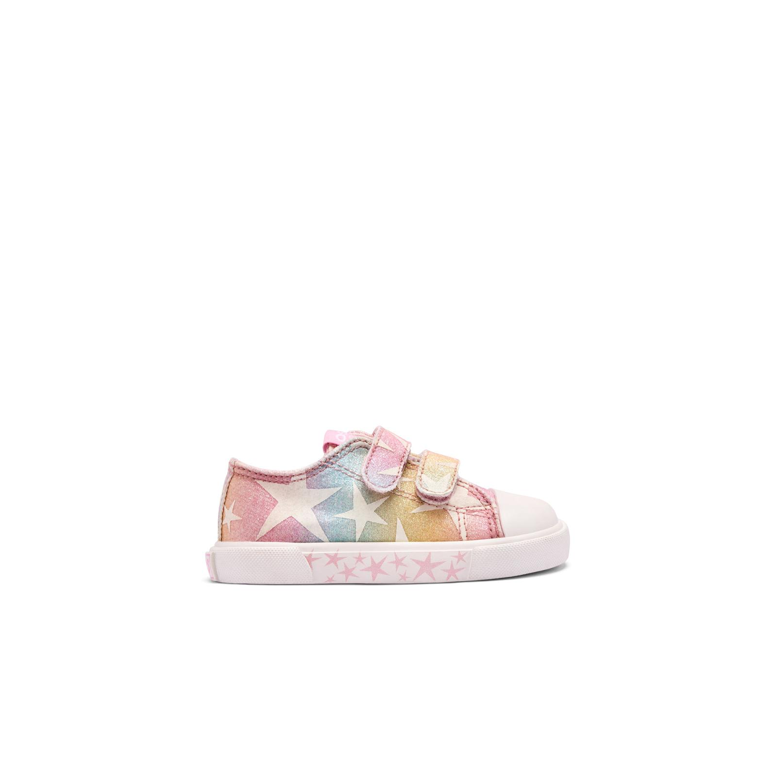 Conguitos - Zapatillas Deportivas de Bebés Estampado de Estrellas Multicolor para Niña