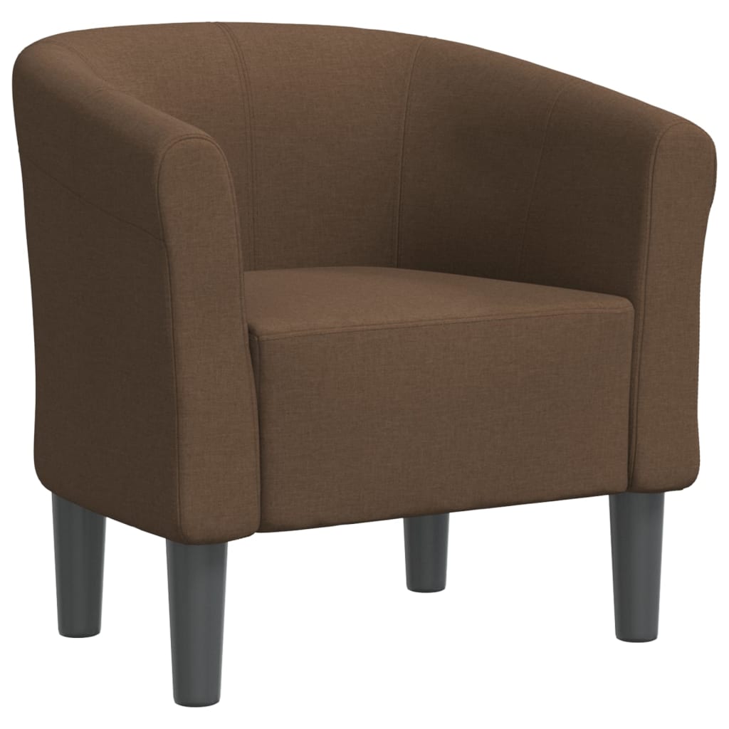 vidaXL Sillón de tela Rojo vino tinto, Marrón, Gris claro Sillon Dormitorio Sillon Comodos Silla Relax Sillón Sofá