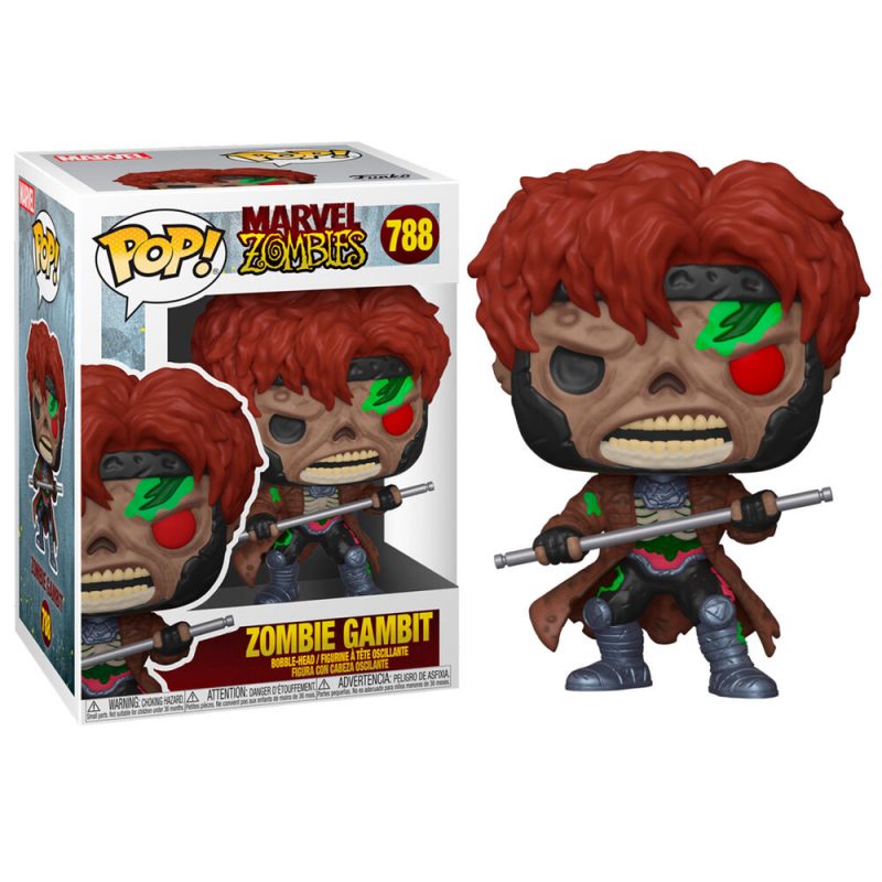 FUNKO POP! MARVEL ZOMBIES - GAMBITO ZOMBIE, 49941, Nº788, TIENDA CON LICENCIA OFICIAL