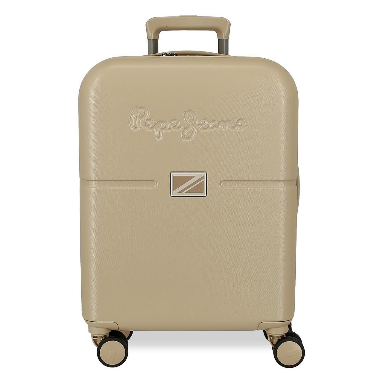 Maleta de cabina Pepe jeans Accent beige 40x55x20 cm