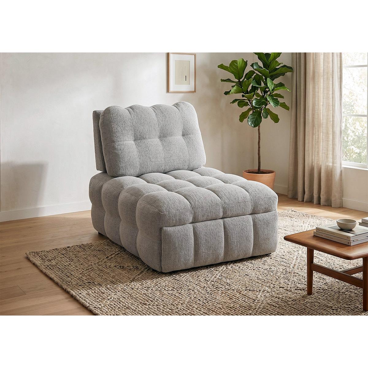 Sofa Cama Loft 1 Plaza 85cm, Gris