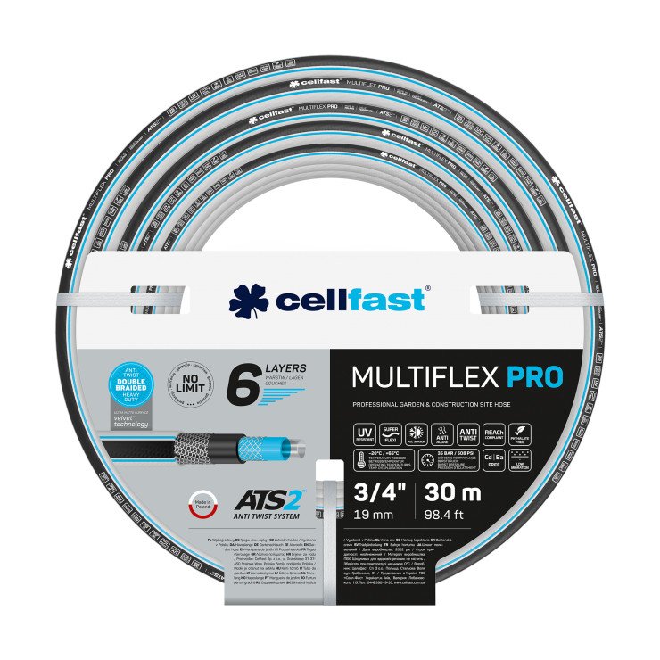 MANGUERA DE JARDÍN MULTIFLEX ATS V 3/4'' 30MB - C 13-821