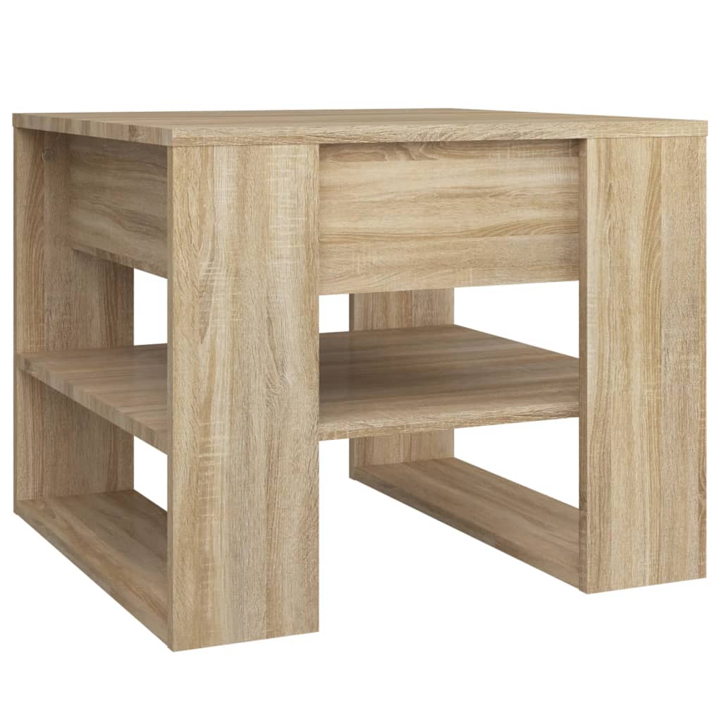 Mesa de Centro Vidaxl Madera de Ingeniería 55,5x55x45 Cm