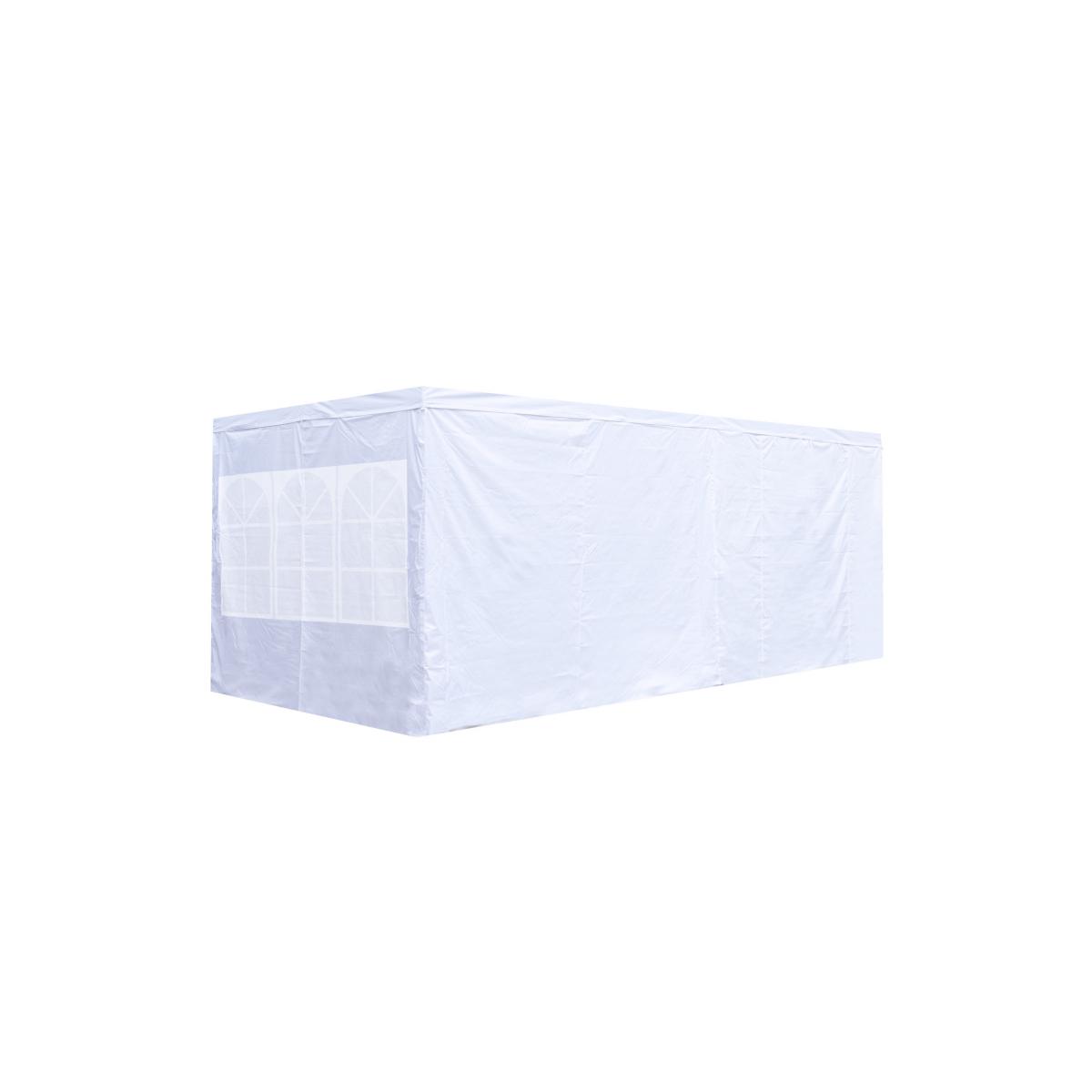 Regalos Miguel - Packs Laterales Carpas Plegables - Pack 4 Laterales para Carpas 3x6 Master 4L1V1P - Blanco