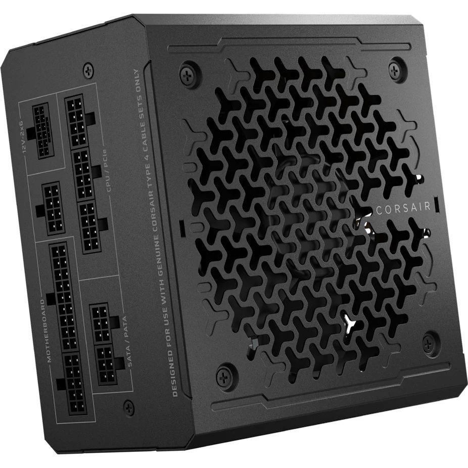 Corsair - Fuente de alimentación PC CP-9020297-EU ATX 3.1 de 1000 W con certificación 80 PLUS Gold, modular y refrigeración silenciosa para equipos de alto rendimiento