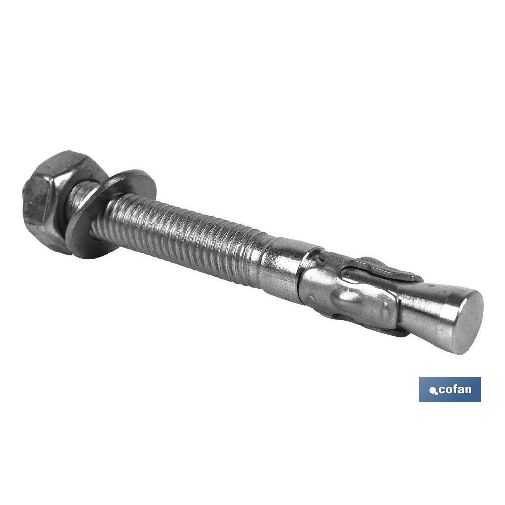 Taco anclaje mtc  m 10x90  inox   caja 50 unid.