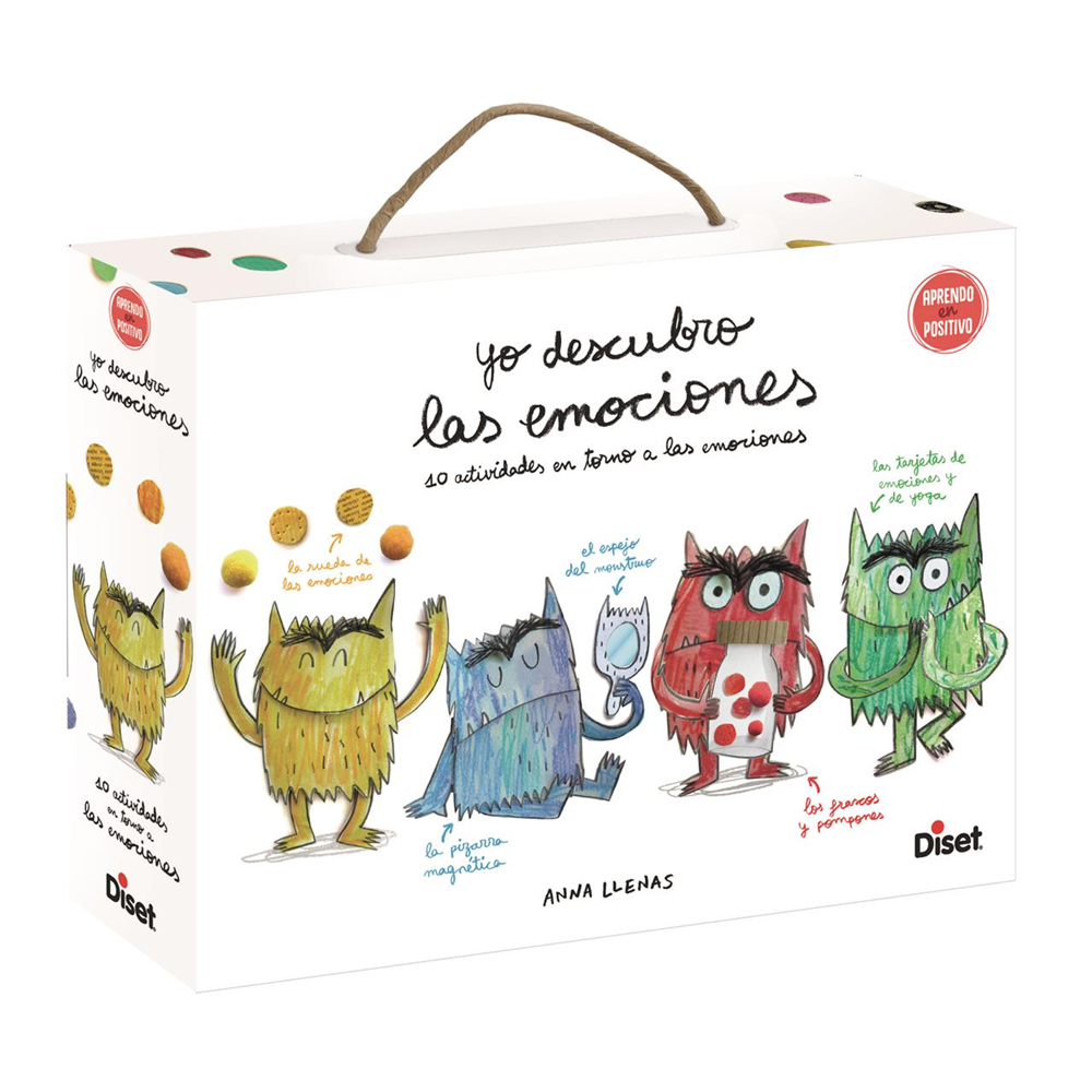 Juego Yo Descubro las Emociones, El Monstruo de Colores 10 actividades (Diset 41207)