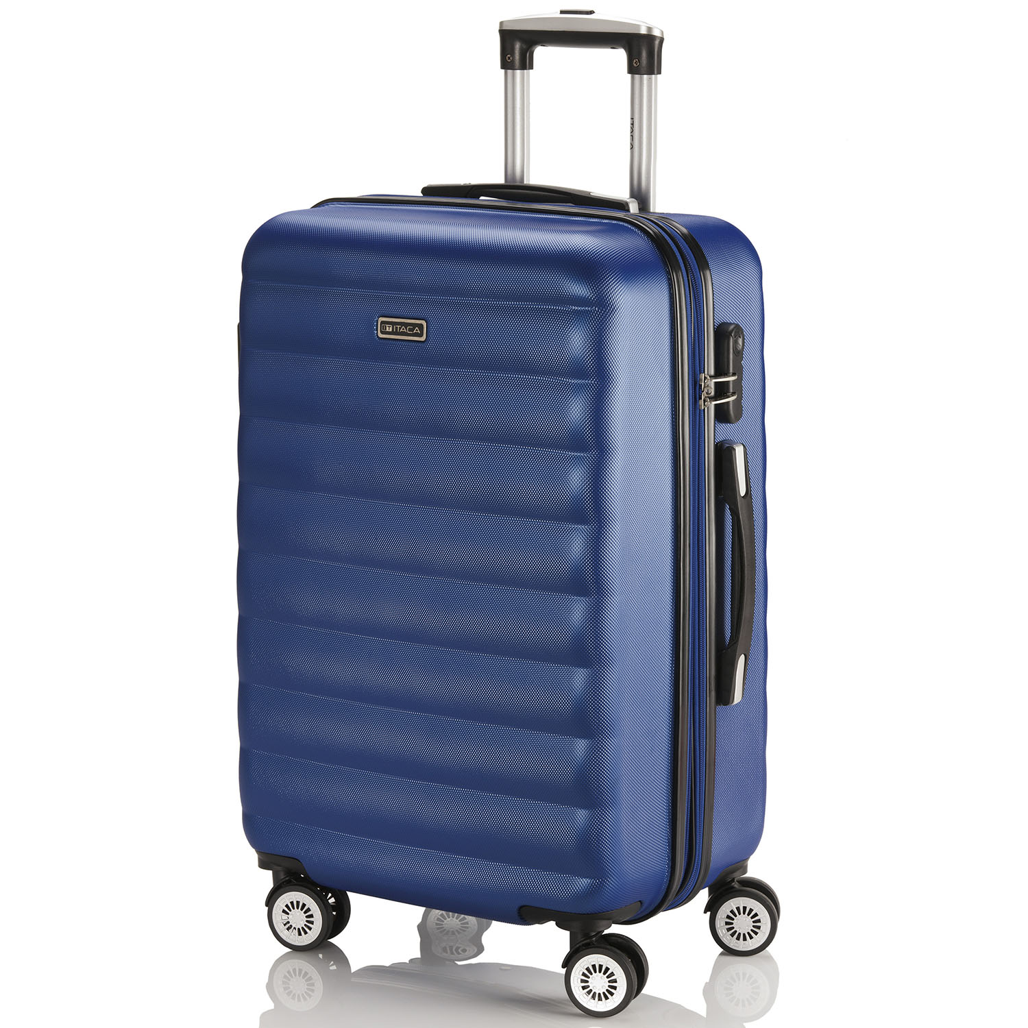 Itaca - Maletas De Viaje Medianas - Maleta Mediana 4 Ruedas - Maletas Medianas De Material ABS. Maletas Viaje Ligeras - Maleta De Viaje 20Kg,65Cm Rígida Con Candado De Combinación 71260