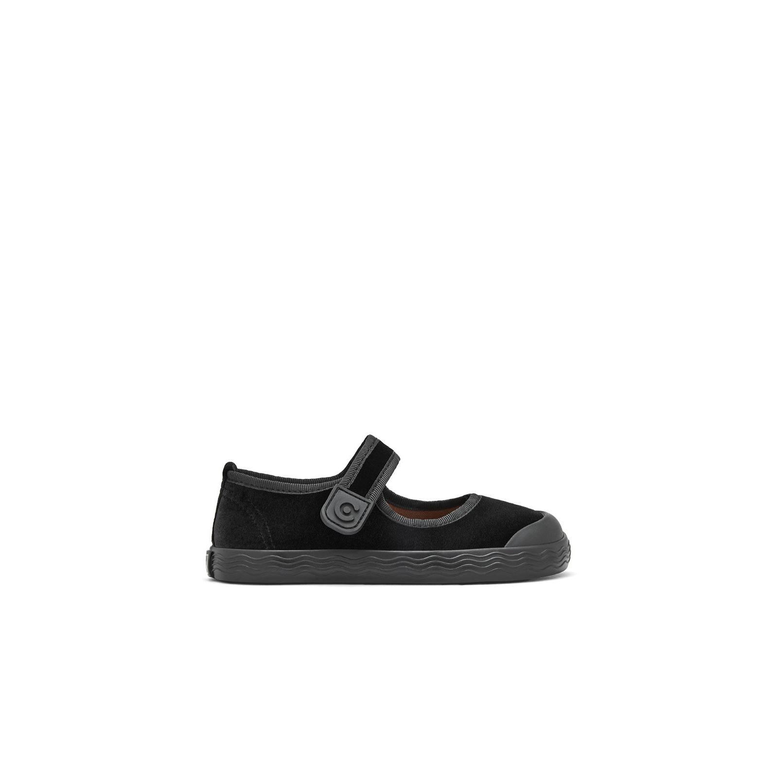 Conguitos - Merceditas De Niña Barefoot De Terciopelo para Niña