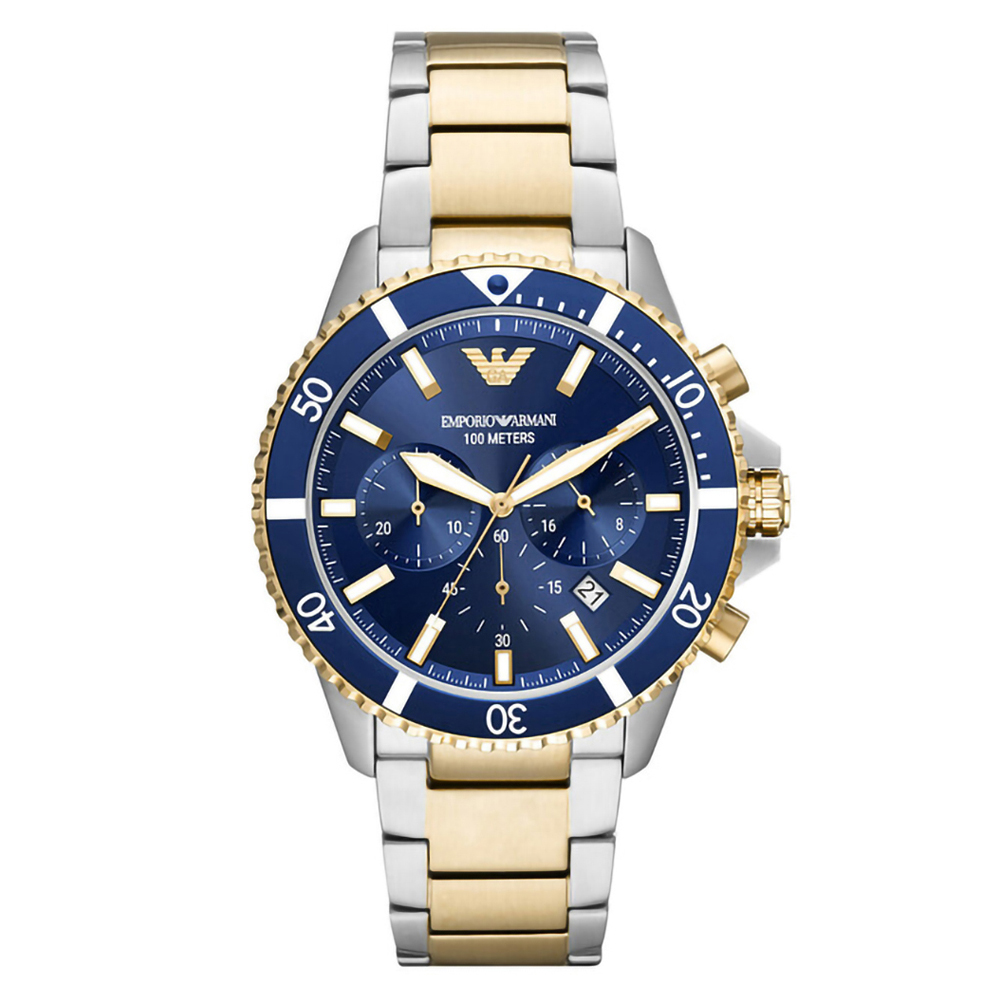Emporio Armani AR11362 Reloj de Moda Para Hombre , 43 MM, Con Estuche