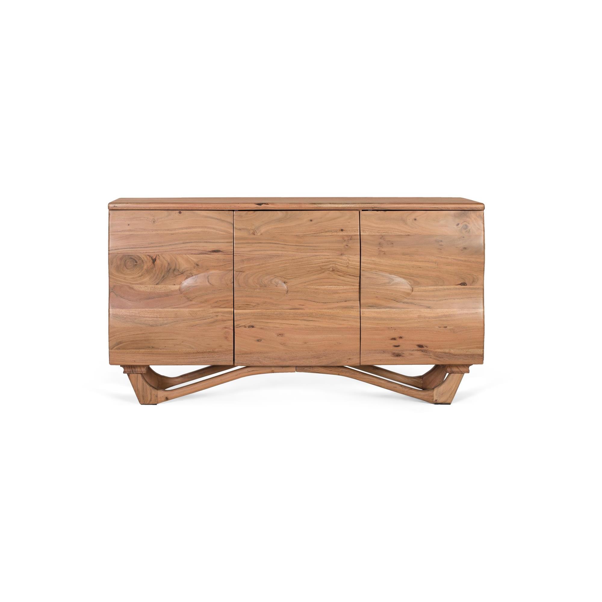 Aparador fabricado a mano en madera de acacia 140cm