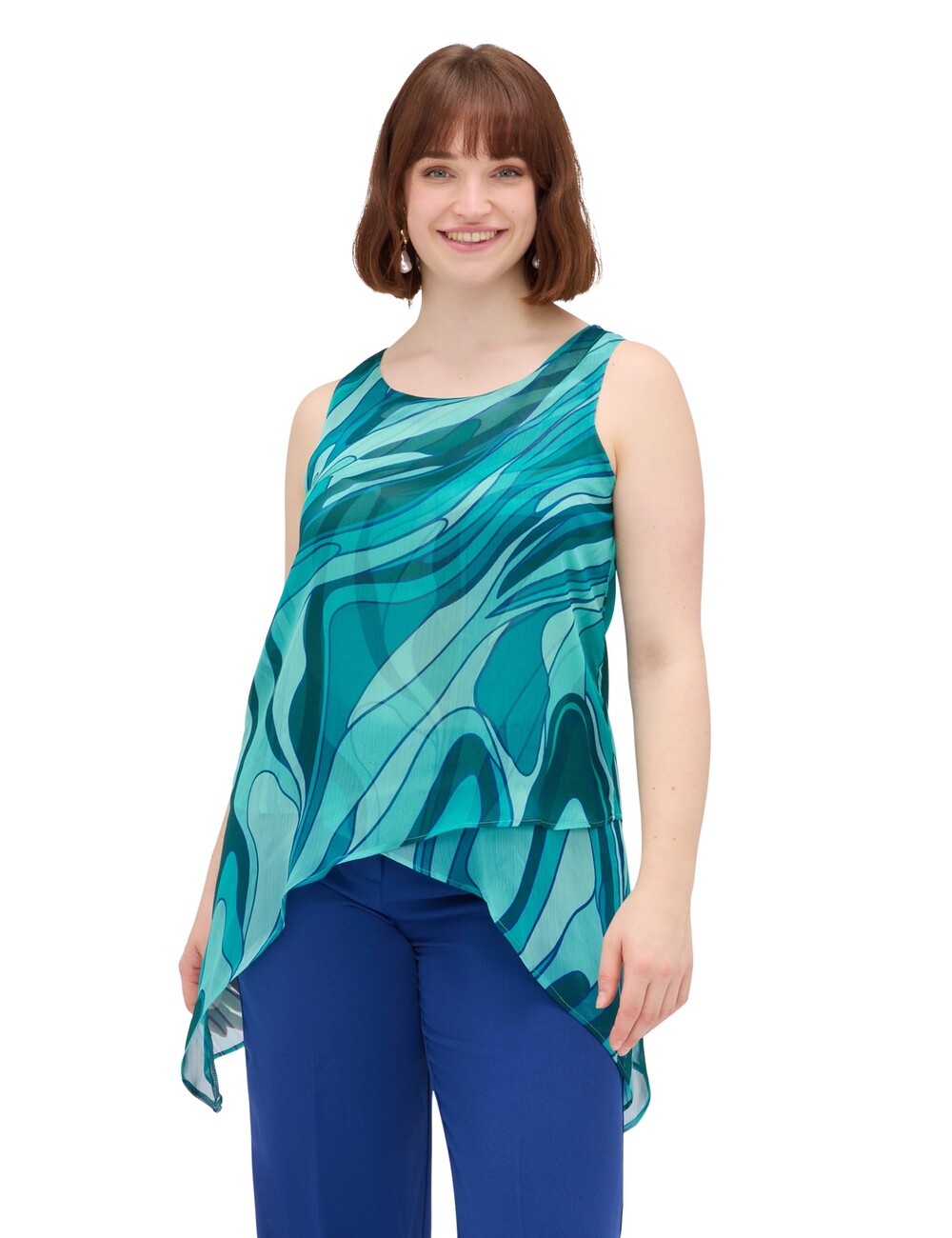 Fiorella Rubino - Top de georgette con estampado