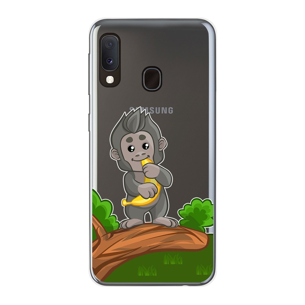 Tumundosmartphone Funda Gel Transparente para Samsung Galaxy A20e 5.8 diseño Mono Dibujos