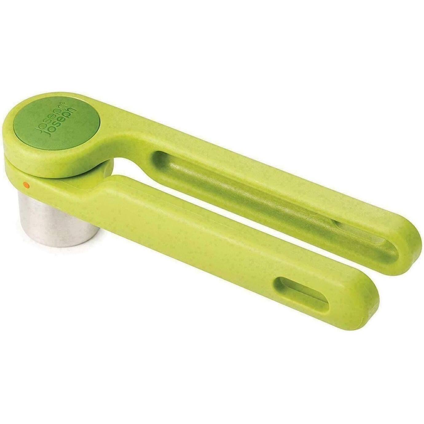 Prensa de ajo verde Joseph Joseph Helix, eficiente, fácil de usar y limpiar, ideal para triturar ajo.