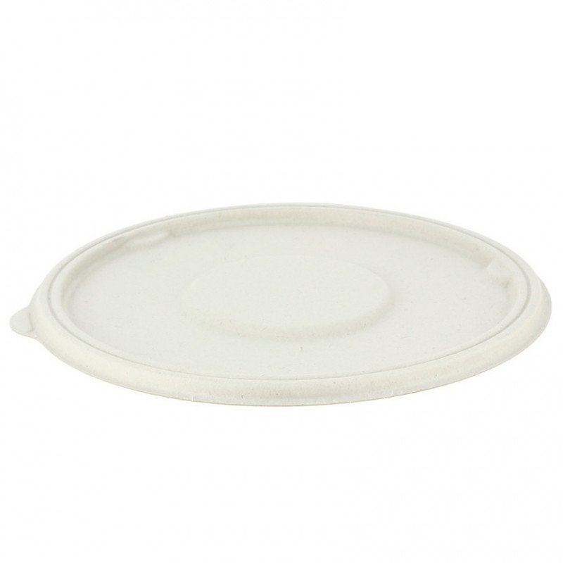 400 Uds. Tapa fibra para ensaladera impermeable BIO ECO 1000cc | Ref: CPF018T