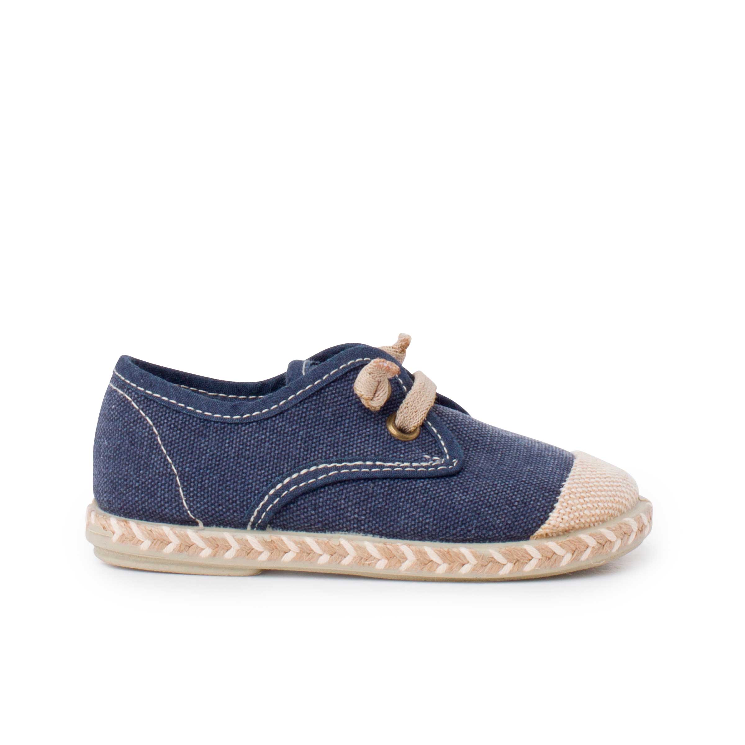 Pisamonas Blucher Niño Puntera Yute Cordon Elástico
