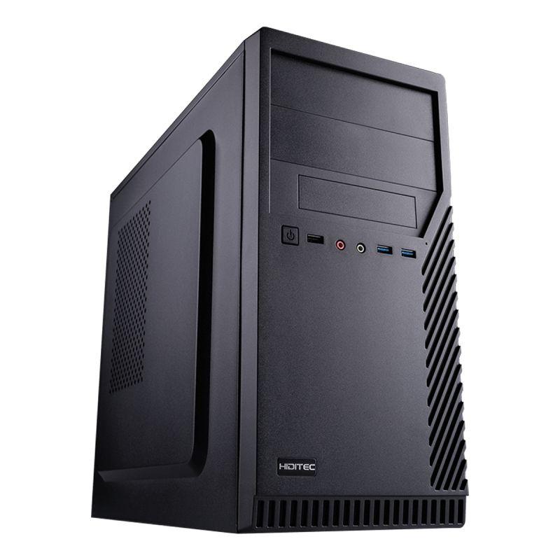 Torre PC Hiditec Q9 Pro USB 3.0 Negra entrada y salida de audio