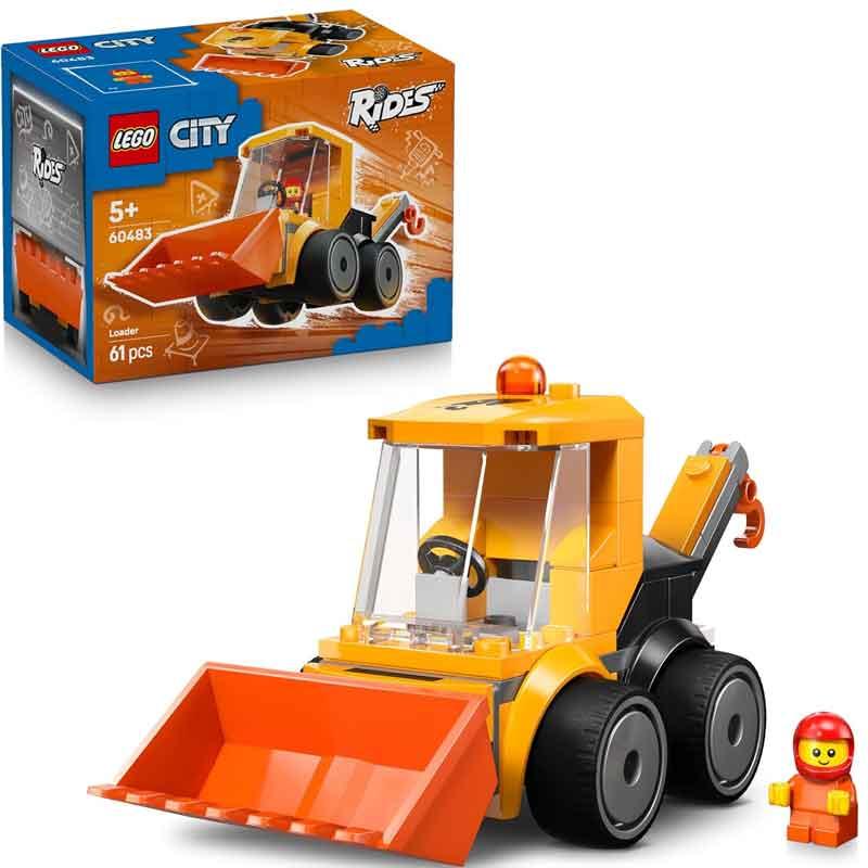 Lego 60483 City - Vehículos: Cargadora de Obra LEGO