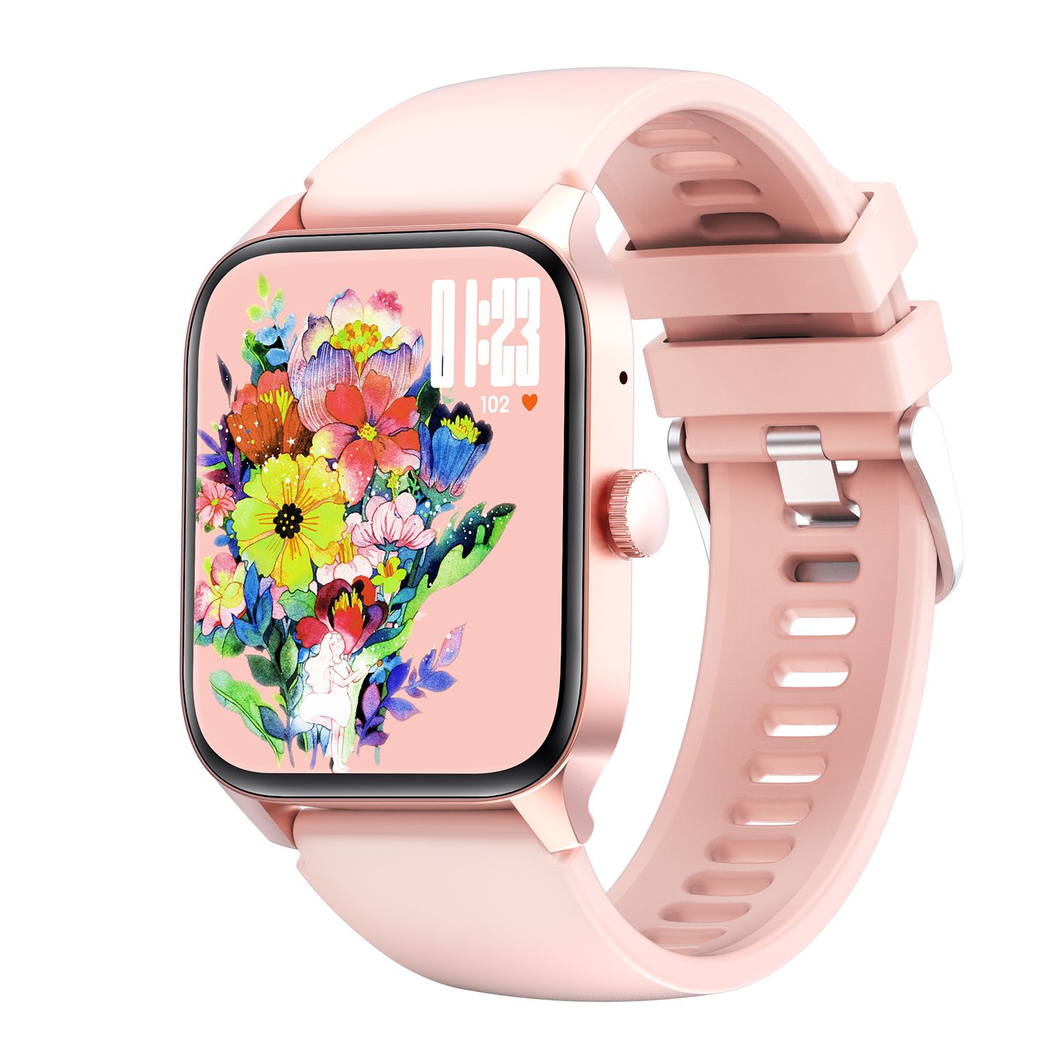 DAM. Smartwatch QS56. Llamadas Bluetooth, más de 100 modos deportivos. Medición de pasos, calorías y distancia. 3,5x1,2x5cm