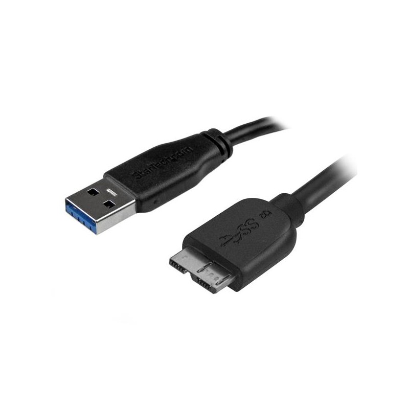 StarTech.com - Cable micro USB 3.0 delgado de 0,5m USB3AUB50CMS
