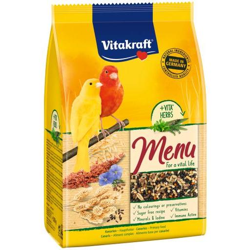 Vitakraft Menú Para Canarios Sin azúcar (Pájaros , Comida para pájaros) - 1 Kg1
