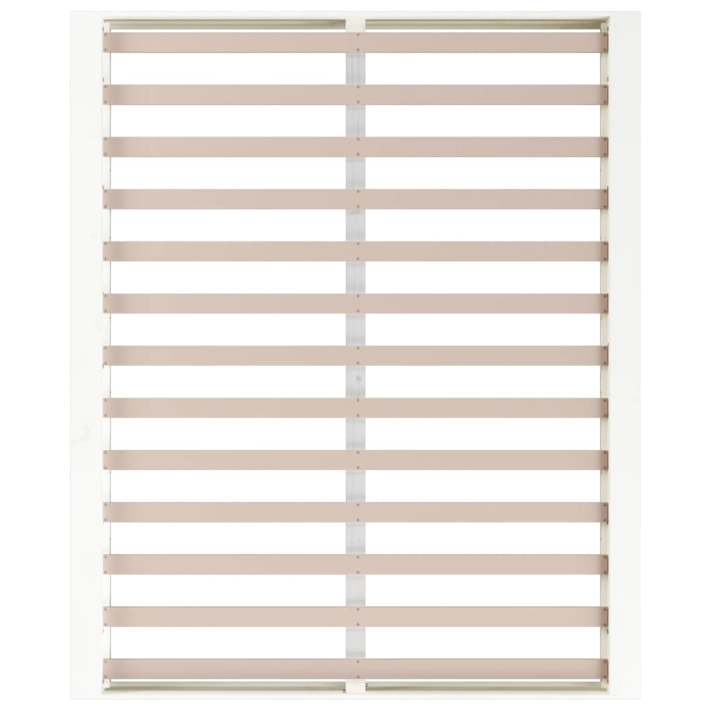 vidaXL Estructura de Cama de Madera Maciza Super King Multicolor Multitalle