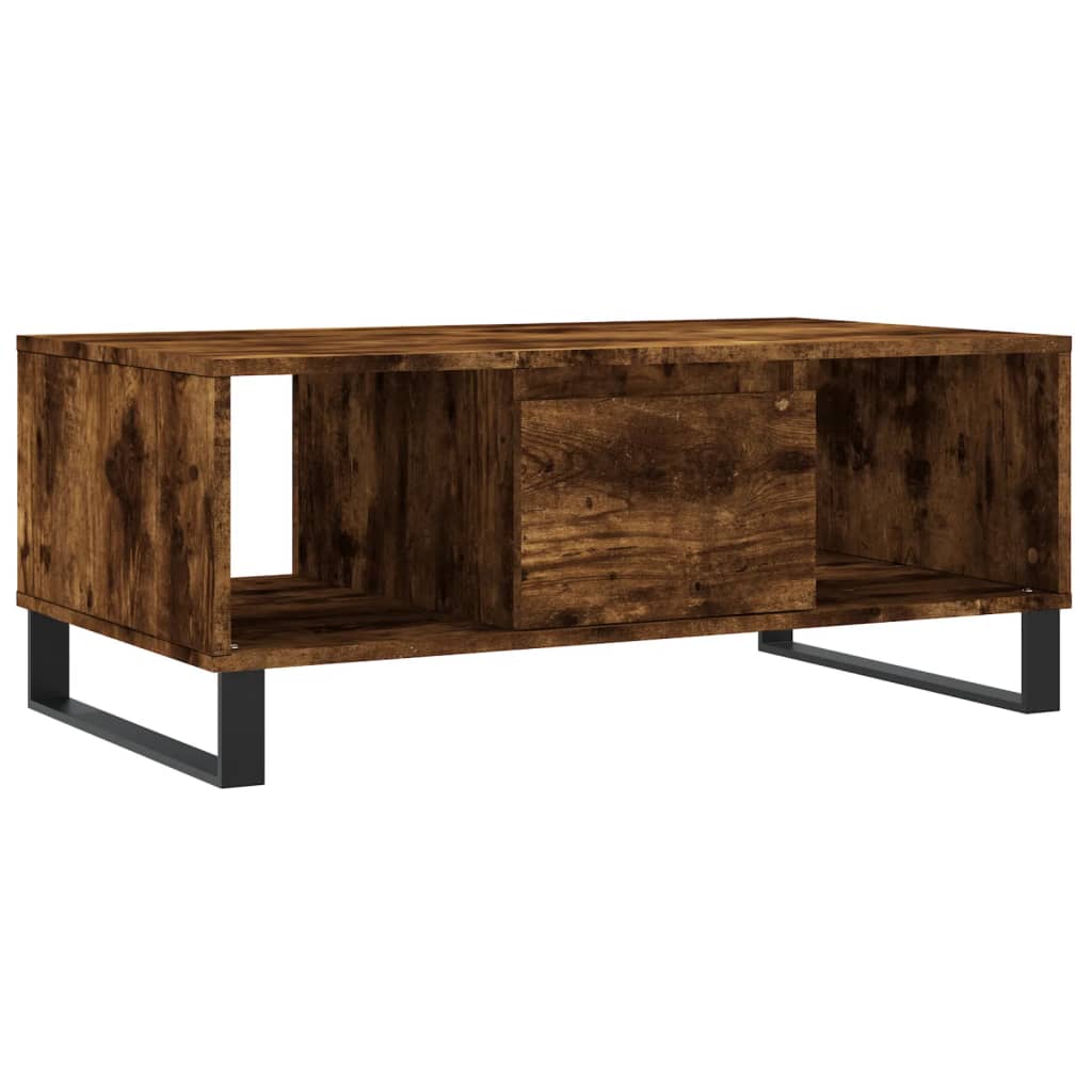 Vidaxl Mesa de Centro Madera Contrachapada 90x50x36,5 Cm Blanco