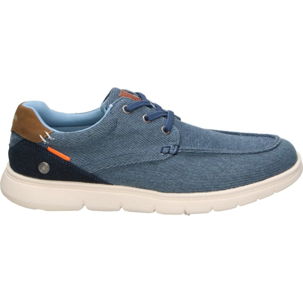 REFRESH | Zapatos Casual Refresh para Hombre – Zapato Náutico en Color Azul Marino – Zapatos con Cordones – Cómodos y Versátiles – Estilosos – Vegan – Modelo 175534