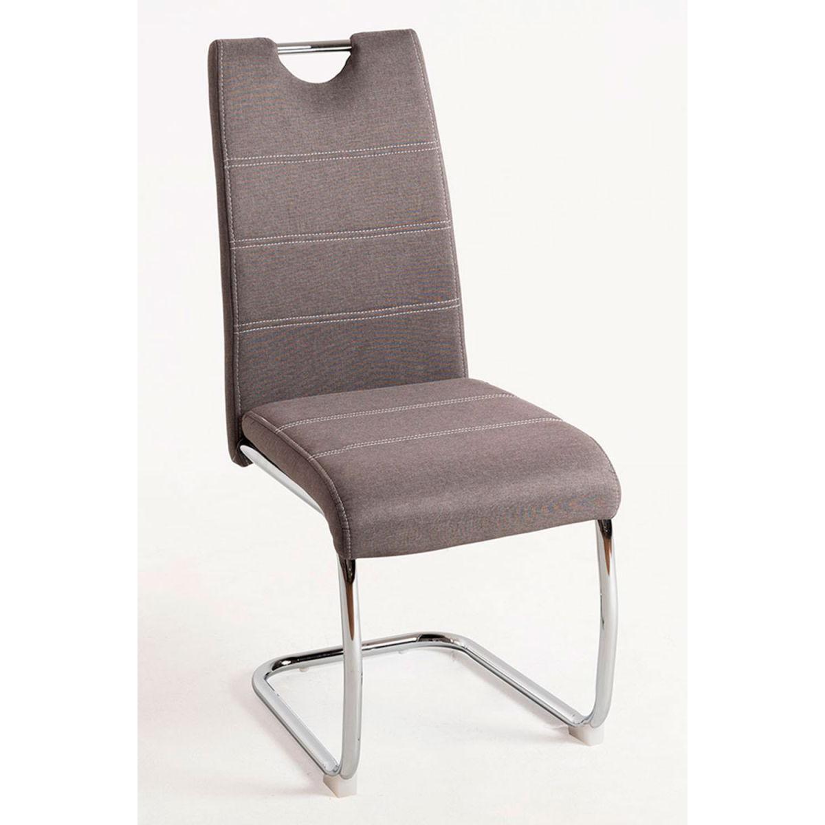 Regalos Miguel - Sillas Comedor - Silla Hallen Tela - Gris claro