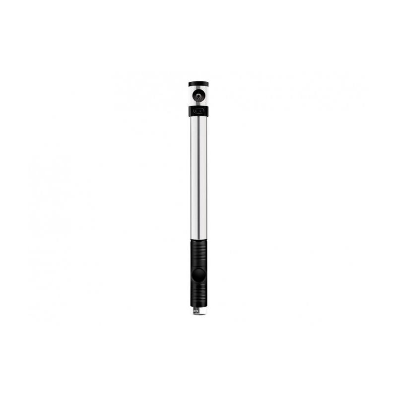 CRANKBROTHERS - Hinchador KLIC HP GAUGE para ciclismo, bomba de alta presión portátil con manómetro integrado, manguera flexible oculta y cabezal magnético con collar giratorio, compatible Presta/Schrader