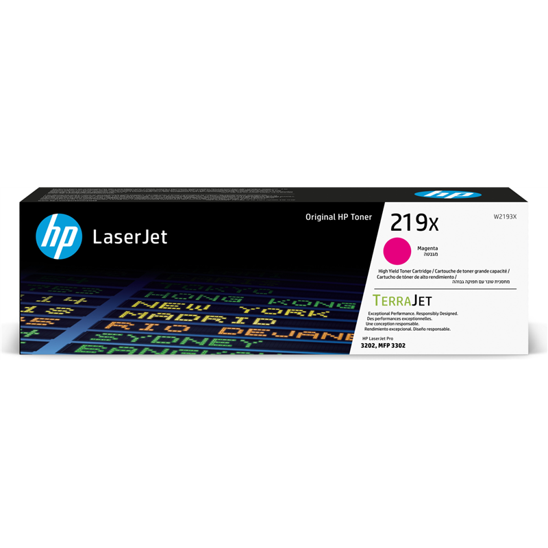 HP Toner Original 219X de Alta Capacidad Magenta
