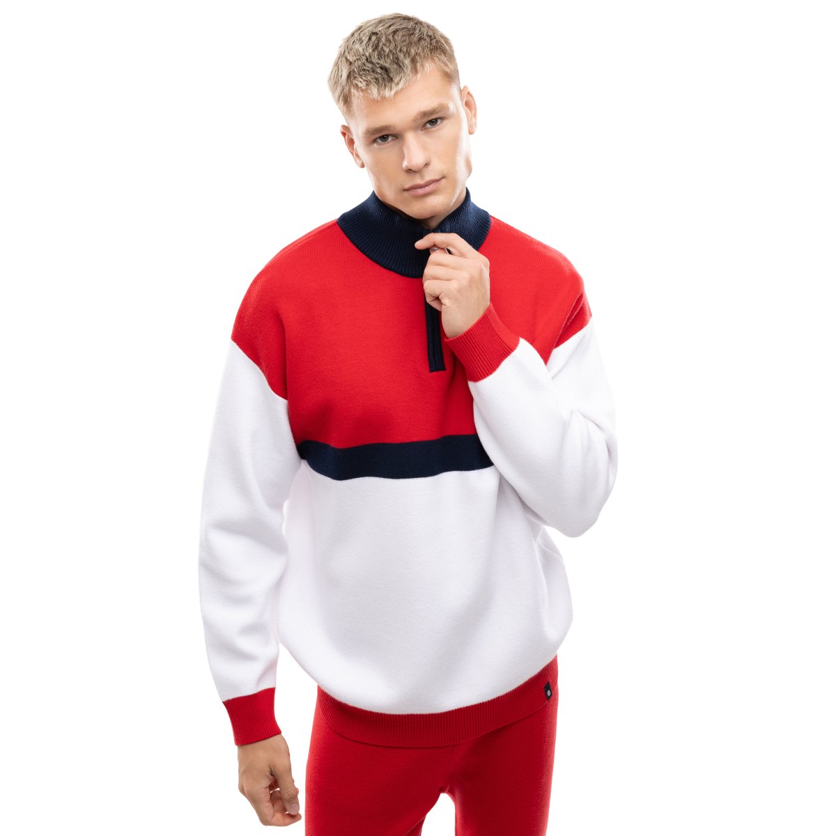 SIROKO - Jersey de punto para nieve Siroko Sapporo red_