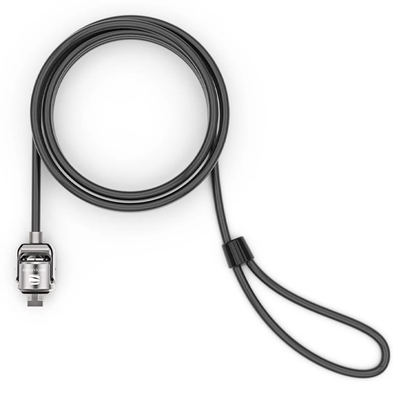 Candado de cable con llave universal