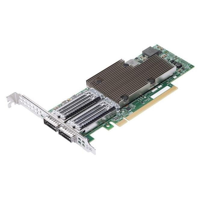 Broadcom bcm 957508 -p2100g internal fiber network card adapter and 100000   Mbit/s