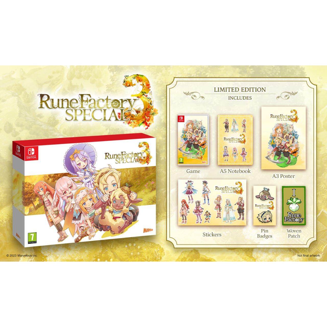 Rune Factory 3 Edicion Limitada - Switch - Nuevo precintado - PAL España