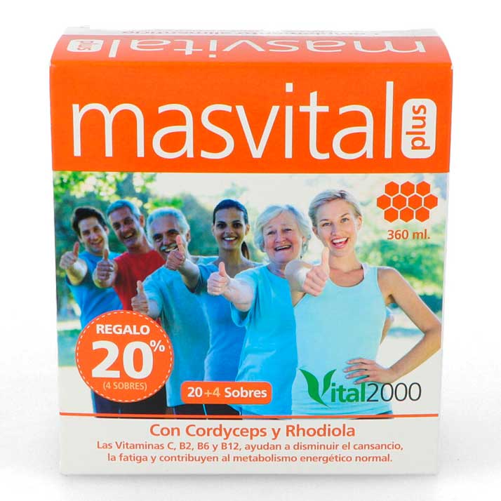 Masvital Plus 20+4Sobres. Vital 2000 S.L...