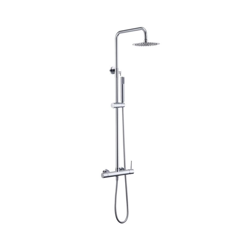 Imex Monza BDM039 columna de ducha regulable con distribuidor integrado en latón cromado