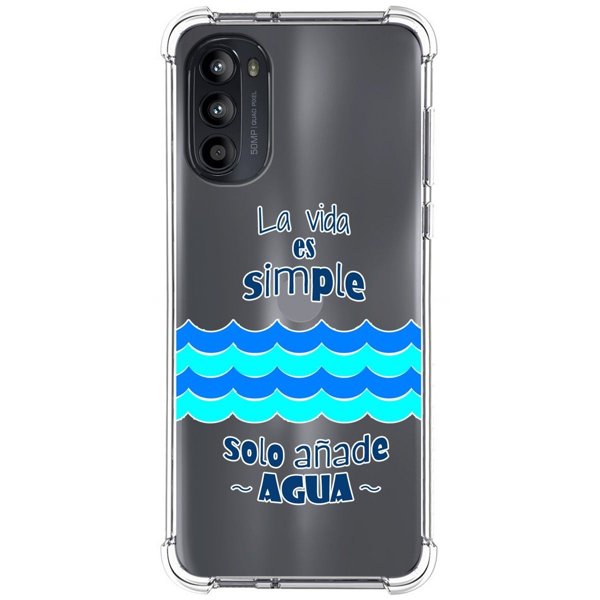 Funda Silicona Antigolpes para Motorola Moto G52 4G diseño Agua Dibujos