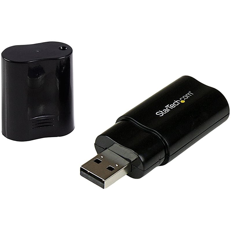 Tarjeta Sonido Startech Usb 2.0 Black
